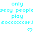 Cyan pixelated text repeats across a white background with heart symbols, showing partial visibility of the bottom-right corner.