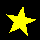 Yellow five-pointed stars arranged in a on black background, each star identical and static
