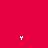 Red background with white pixelated text and small Y-shaped symbols scattered across the image.