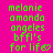 Green pixelated text on bright pink background reads 'melanie amanda angeles bfll's for life' with a heart symbol at the end.