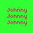 Green background with red 'Johnny' text repeated in a pattern, some containing blue rectangular overlays