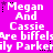 Static image with bright pink background displaying repeated white pixelated text and small black star symbols in a pattern