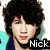 Four distinct celebrity images arranged in a with text labels below each, featuring Nick Jonas and related figures