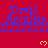 Red background with blue text repeating 'David Arquette' and yellow heart symbols, partially cropped at bottom right.
