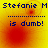 Four identical display blue text on a yellow-orange gradient background with red circular hotspots