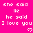A static contact sheet of a 3x3 grid showing repeated text and heart symbols on a bright pink background with gray transparency in the bottom-right corner.