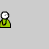 A contact sheet of 13 animated frames showing a pixelated character in various poses and expressions wearing a green hoodie with "Don't disturb" text, displayed on a gray background.
