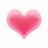 A pixelated red heart on white background with bold black text on bright pink background reading 'I never knew how long it would take for me to figure out... I LOVE YOU'