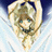 A 48x48 pixel buddy icon featuring a stylized anime character with long blonde hair and blue eyes, alongside text reading "Anime IM" on the right side of a contact sheet layout.