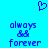 Pixelated blue text and symbols on cyan background with heart icon above two identical side-by-side wordwalls.