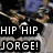 Pixelated collage of animated text overlays on a blurred background featuring multiple figures in motion.