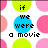 Pixelated text on a white background with pink, blue, and yellow circles; the rightmost section shows a gray rectangle covering part of the image.