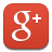 Red square icon with rounded corners featuring a white stylized 'g' and plus sign, pixelated rendering.