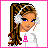 Animated contact sheet of a pixel art character with changing expressions and text frames showing "winter wonder land" in pink hearts.