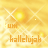 Animated contact sheet of 4x4 frames showing a yellow text-based animation with shifting letters and sparkles on a golden background.