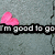 Pixelated image with two text blocks on a gray background, each containing white text on black bars and pink heart symbols.