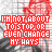 Red text on a background with repeated phrases and pixelated red shapes above each phrase