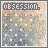 Pixelated icon with text overlays showing variations of 'OBSSESSION.', 'ADDICTION.', and 'THEY ALL ADD UP TO GUYS.' against a blurred background.