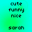 Pixelated text on a gradient background with repeated phrases and names in black font.