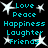 Black background with cyan text and white starbursts arranged in a pattern