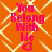 Orange background with white diamond lattice pattern, pink text "You Belong With Me" and pink heart symbol, two identical static frames shown side-by-side.