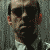six pixelated portrait showing a person in dark clothing with sunglasses, arranged in two and three