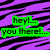 Four display text on zebra-stripe backgrounds with varying color schemes and text styles