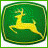 A 2x2 contact sheet of a John Deere-themed animated buddy icon with three visible frames showing a green logo, text, and signature elements.