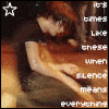 A static image of a person in dark clothing holding an object, with overlaid text and star symbols.