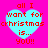 Four identical light blue hearts on bright pink background with red pixelated text reading 'all I want for crhristmas is... you!!'