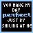 Six display pixelated text on black backgrounds with light blue borders, showing sequential animation changes in a heart symbol beneath 'JUST BY' and partial text at the bottom