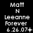 Static text-based icon displaying repeated name pairs and date stamps with varying punctuation across three