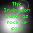 Green pixelated text reads "The Irvington bulldogs rock ur soxx" on a dark background with light gradient, displayed in four identical