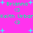 Pixelated text and symbols on a bright pink background with cyan accents, featuring repeated names and emoticons in green and blue.