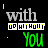 text-based icons with changing symbols and color variations on a black background