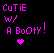 Pixelated static buddy icon with purple text and a heart symbol on dark background.