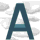 six stylized letter A icons with varying color and opacity against a gray background with white cloud shapes
