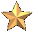 Golden star-shaped icons arranged in a , each with varying light and shadow gradients across five of five stars