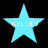 Four light blue stars with white text "KELSEY" on black background, arranged in two of two
