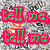 Pixelated image with text overlays and a celebrity photo, featuring green and orange pixelated text on gray background.