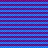 A static image of alternating horizontal stripes in blue and pink with purple checkered patterns on a solid purple background.