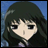 A pixelated anime-style character with long dark hair and a neutral expression on the left, next to stylized text reading "Anime IM" above smaller text "com" on a black background.