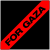 Red diagonal banner with black text on a black background, bordered by gray edges.