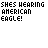 Animated pixel art sequence showing text changes across with varying color and content