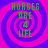 Green text 'HORSES ARE 4 LIFE' overlaid on a pink and purple spiral background with four identical arranged in a
