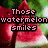 Pixelated watermelon slice with red flesh and green rind overlaid on a person's face, accompanied by text about ripening underwater.