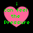 Four identical pink heart-shaped icons with green text reading "i can feel the Pressure" on a black background, arranged in a