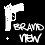 Pixelated white handgun icon with blue dot on top, plus sign below, and stylized text beneath against black background.