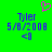 Green background with blue text displaying 'Tyler', '5/8/2008', and '<9' below, plus a pink pixelated heart above the left text block.
