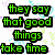 Pixelated text in green, pink, and blue on a white background with colorful star patterns; partial image of a person with long brown hair.